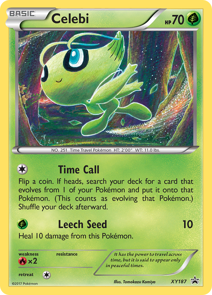 Celebi — illustrated card