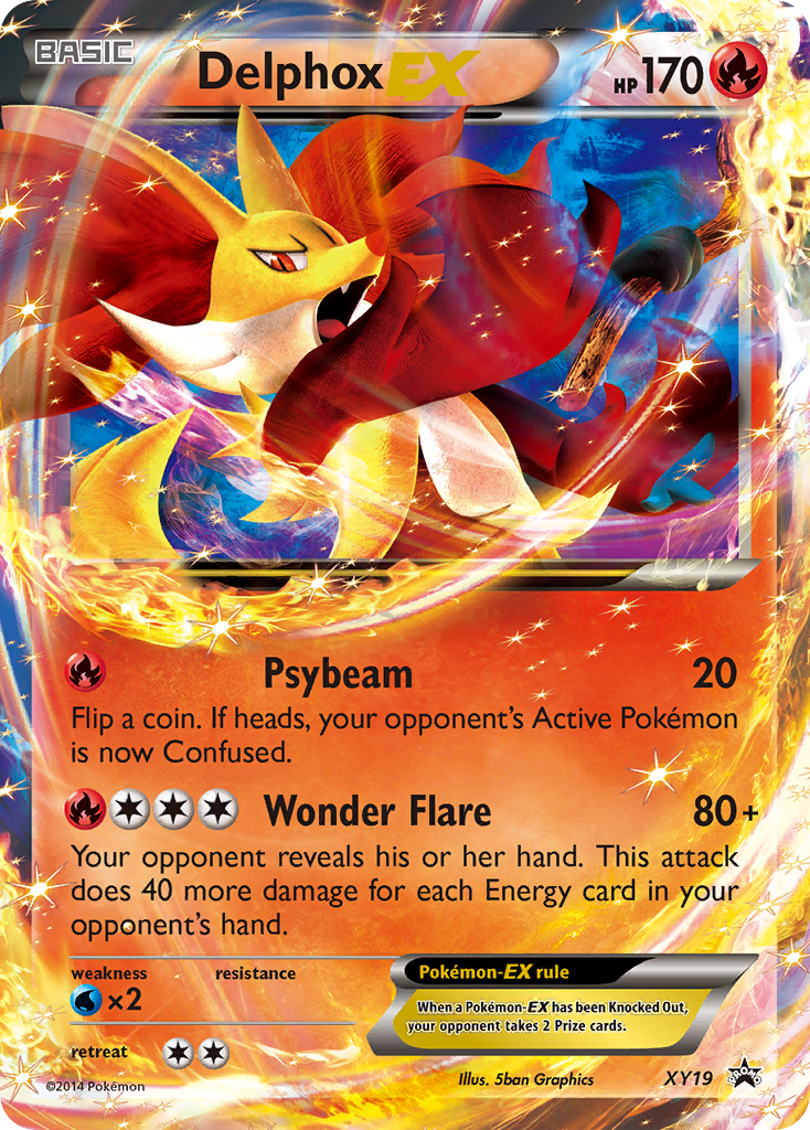 Delphox-EX — illustrated card