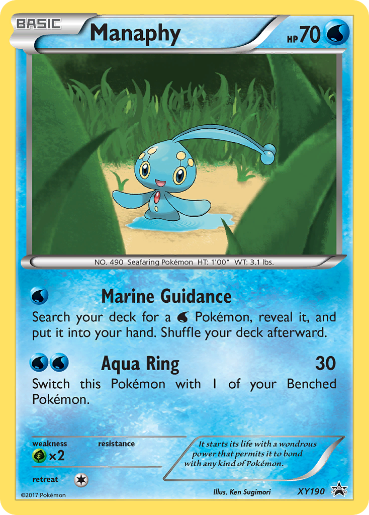Manaphy — illustrated card