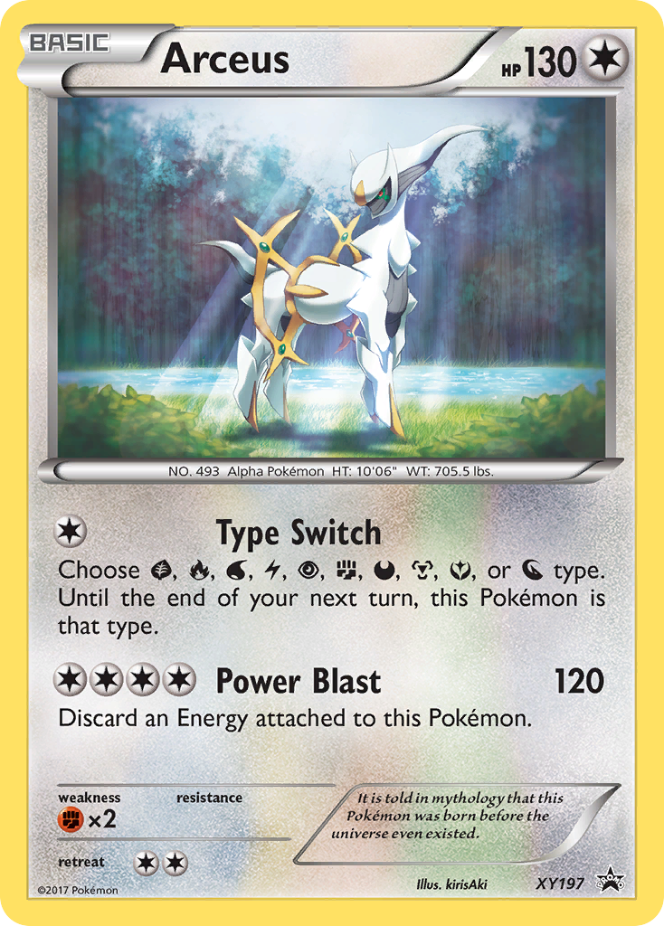 Arceus — illustrated card