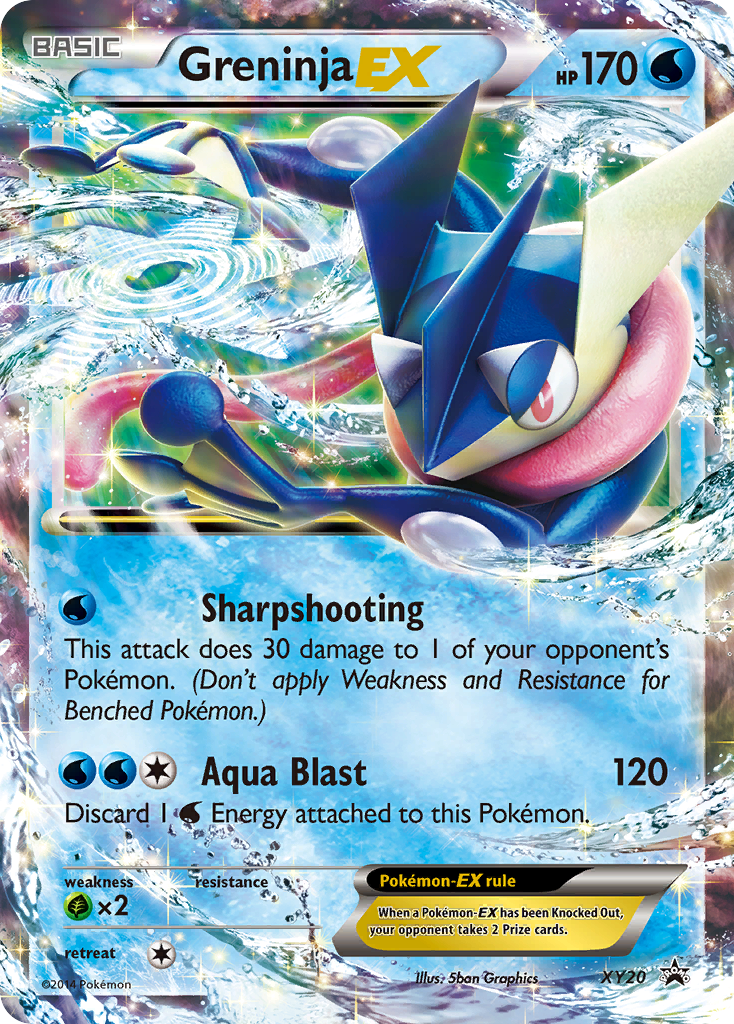 Greninja-EX — illustrated card