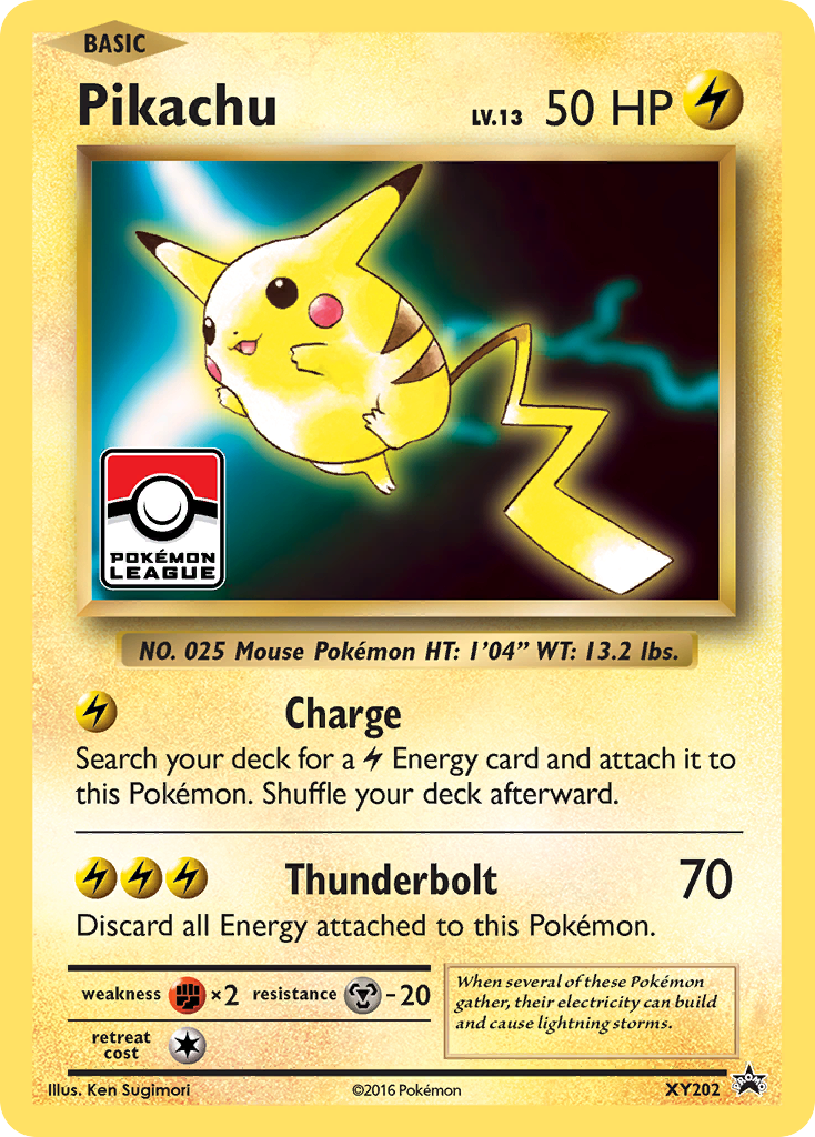Pikachu — illustrated card