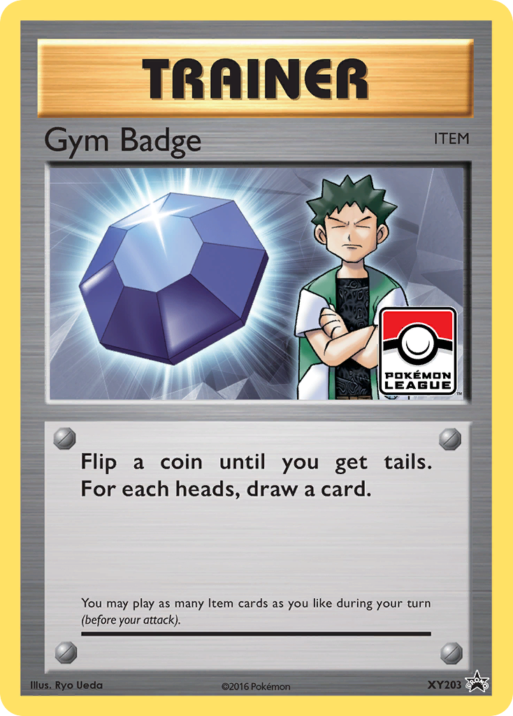 Gym Badge — illustrated card