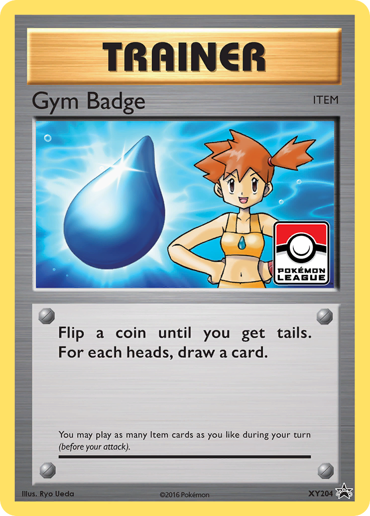Gym Badge — illustrated card