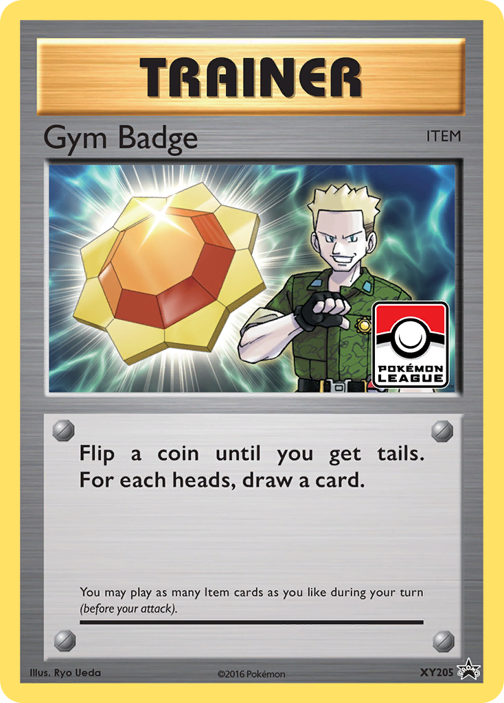Gym Badge — illustrated card