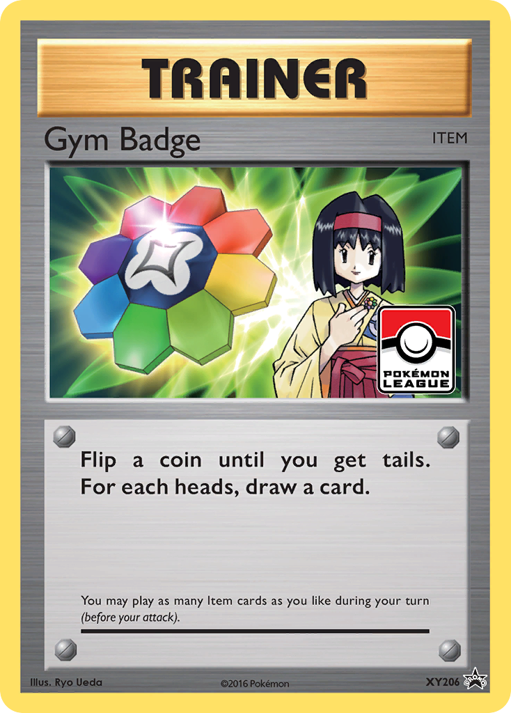 Gym Badge — illustrated card