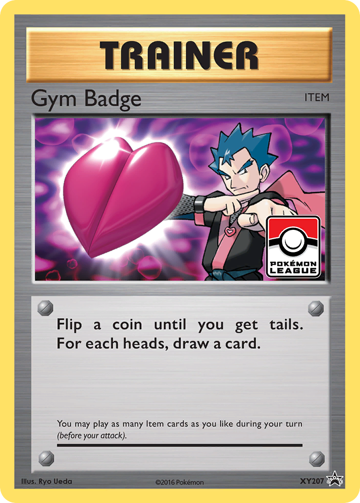 Gym Badge — illustrated card
