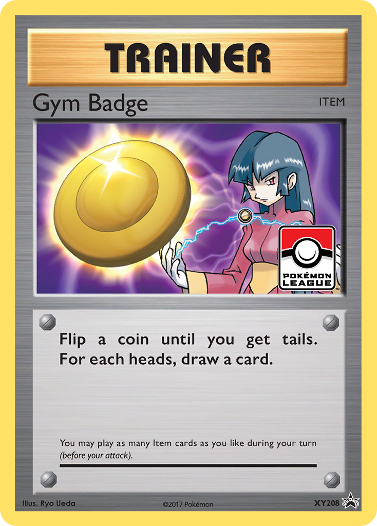 Gym Badge — illustrated card