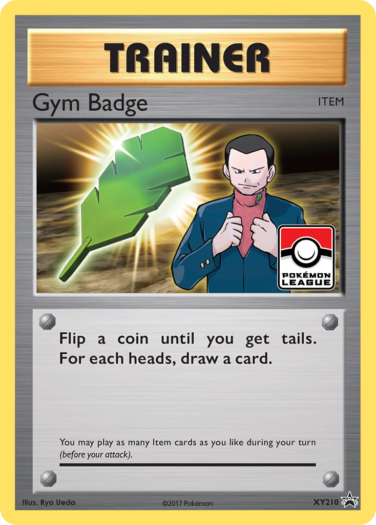 Gym Badge — illustrated card
