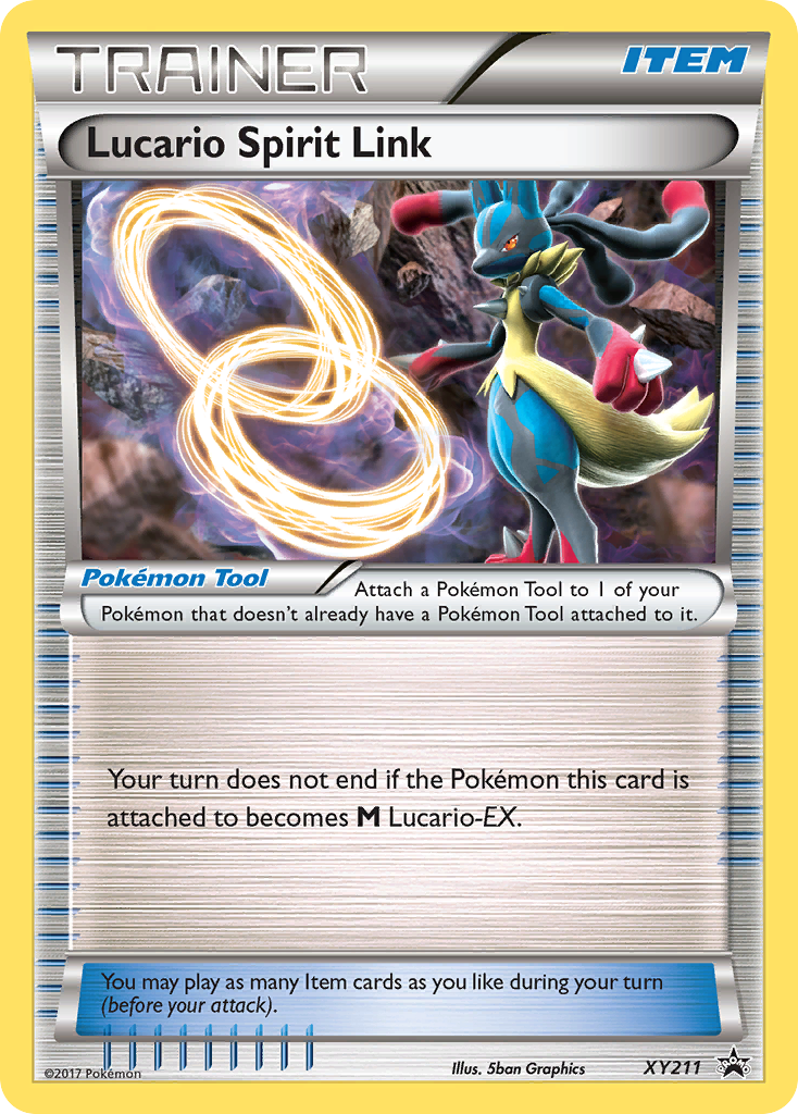 Lucario Spirit Link — illustrated card