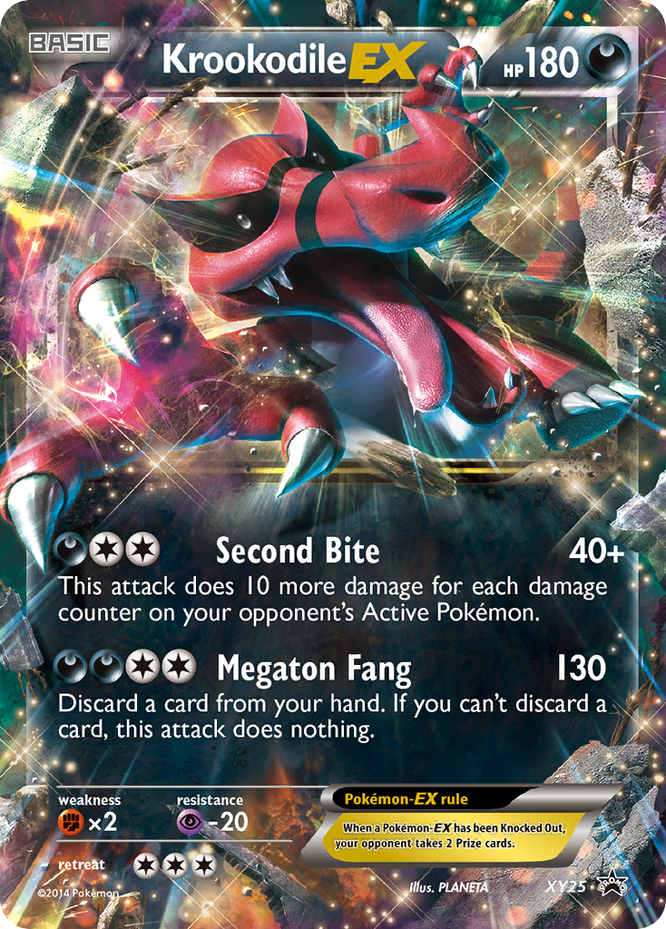Krookodile-EX — illustrated card