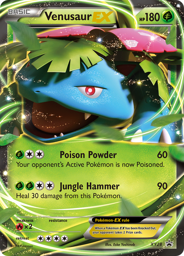 Venusaur-EX — illustrated card