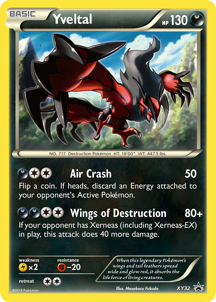 Yveltal — illustrated card