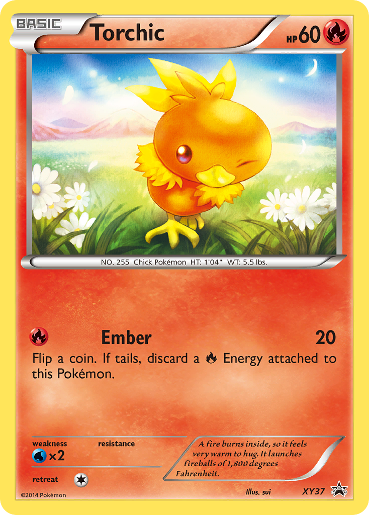 Torchic — illustrated card