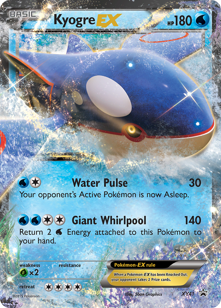 Kyogre-EX — illustrated card