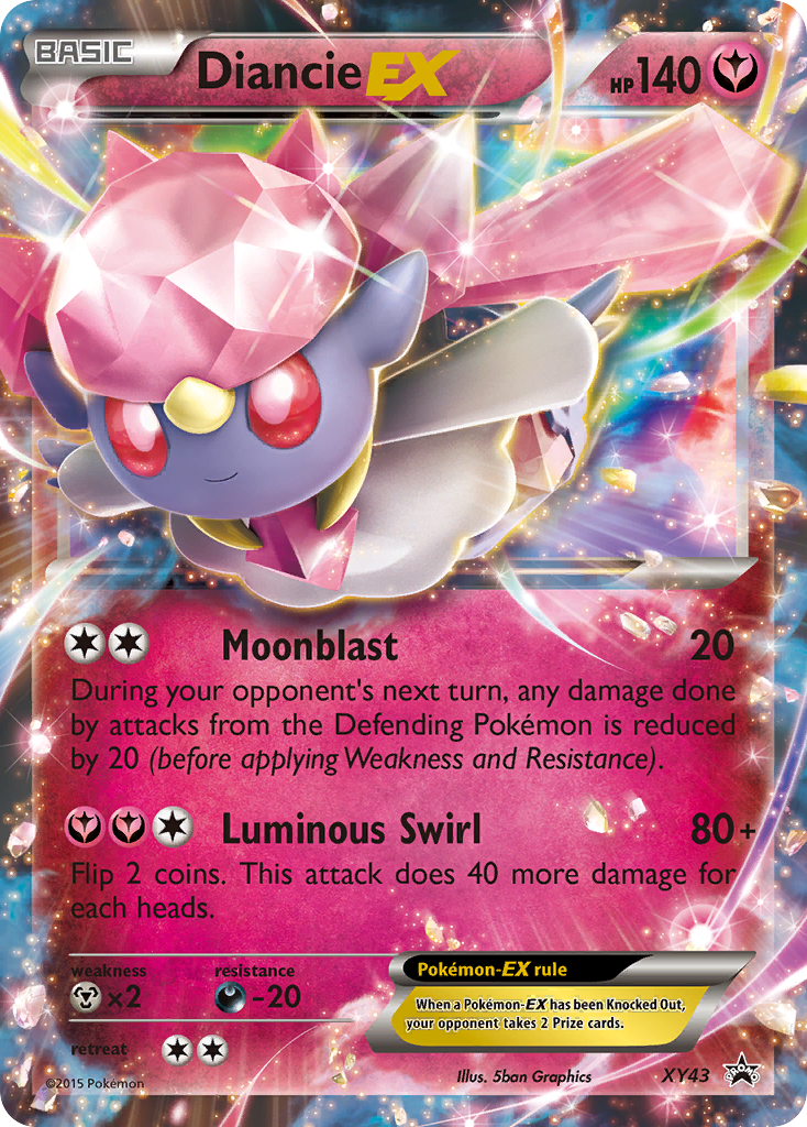 Diancie-EX — illustrated card