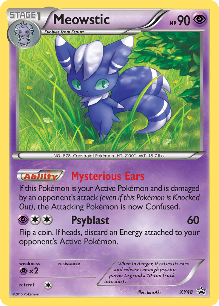 Meowstic — illustrated card