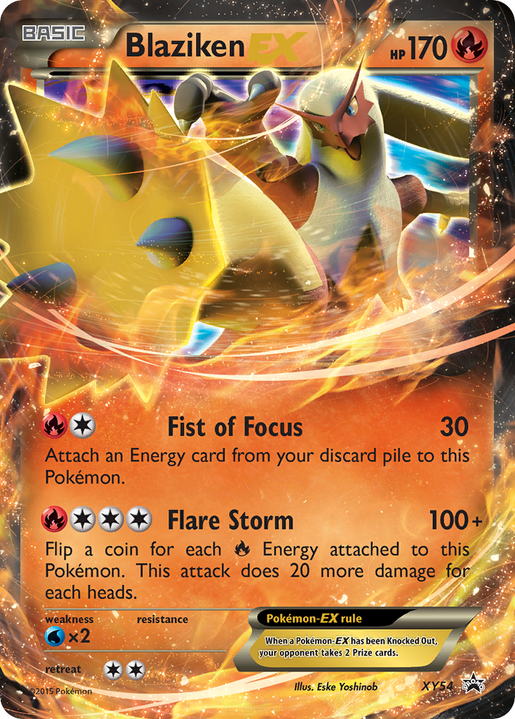 Blaziken-EX — illustrated card