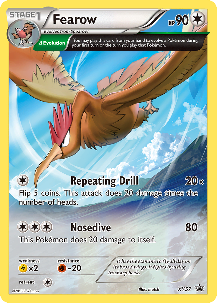 Fearow — illustrated card