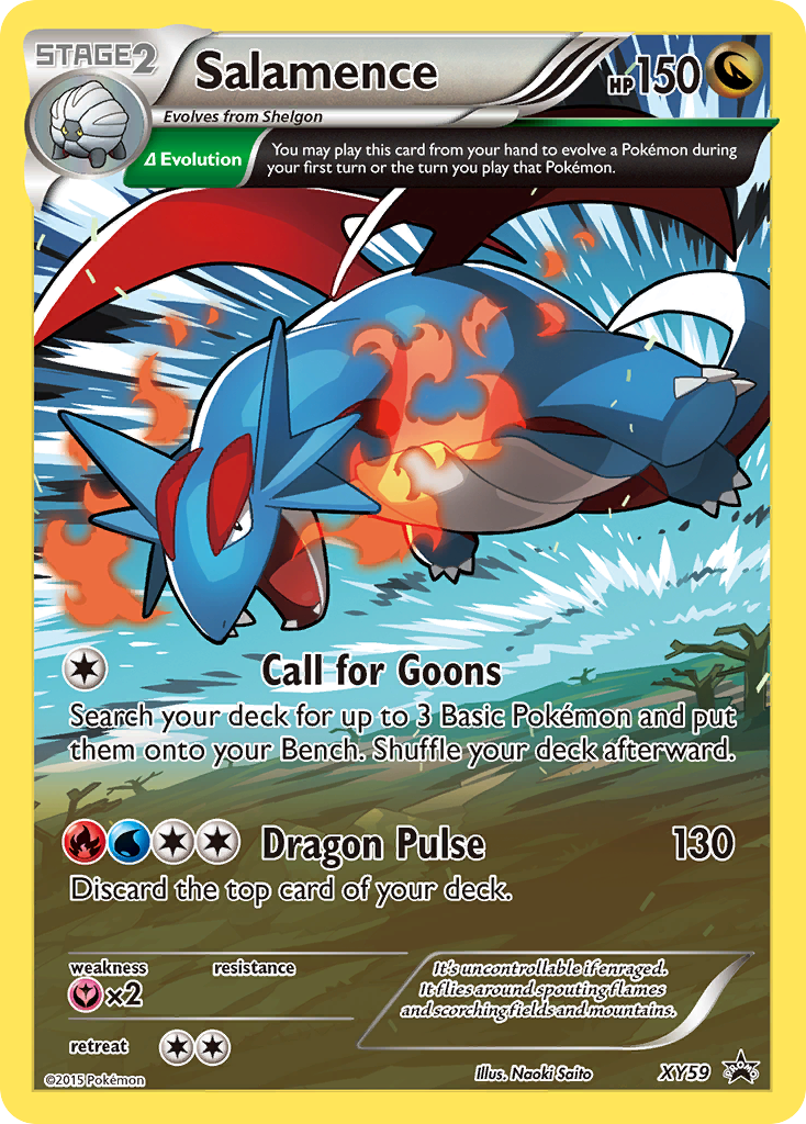Salamence — illustrated card