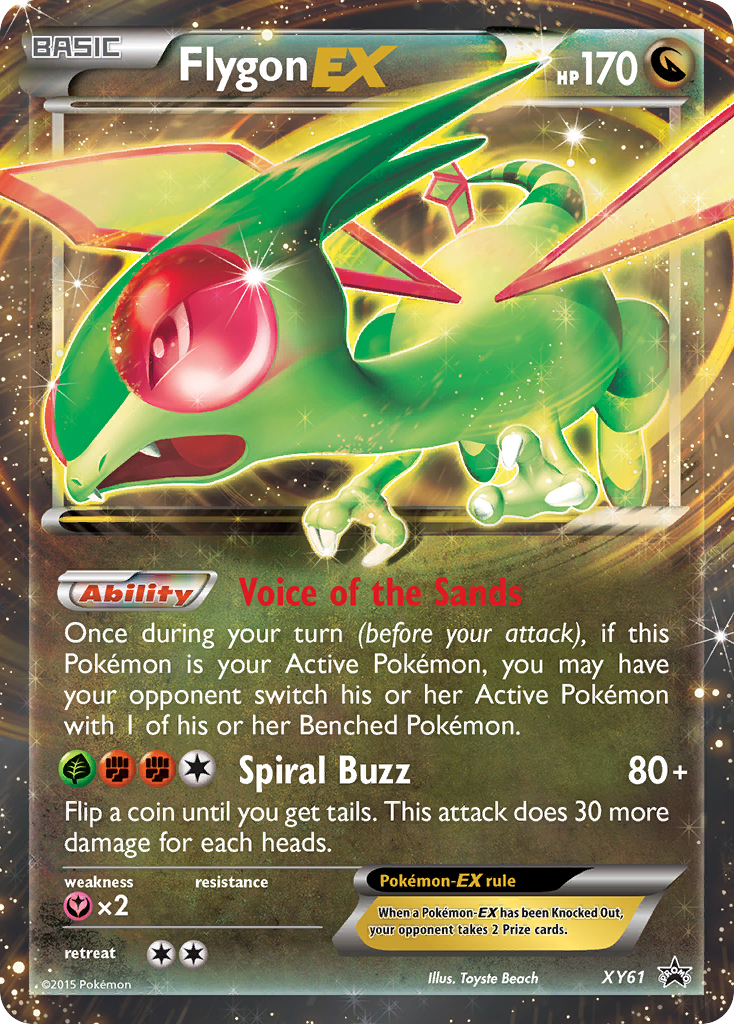 Flygon-EX — illustrated card