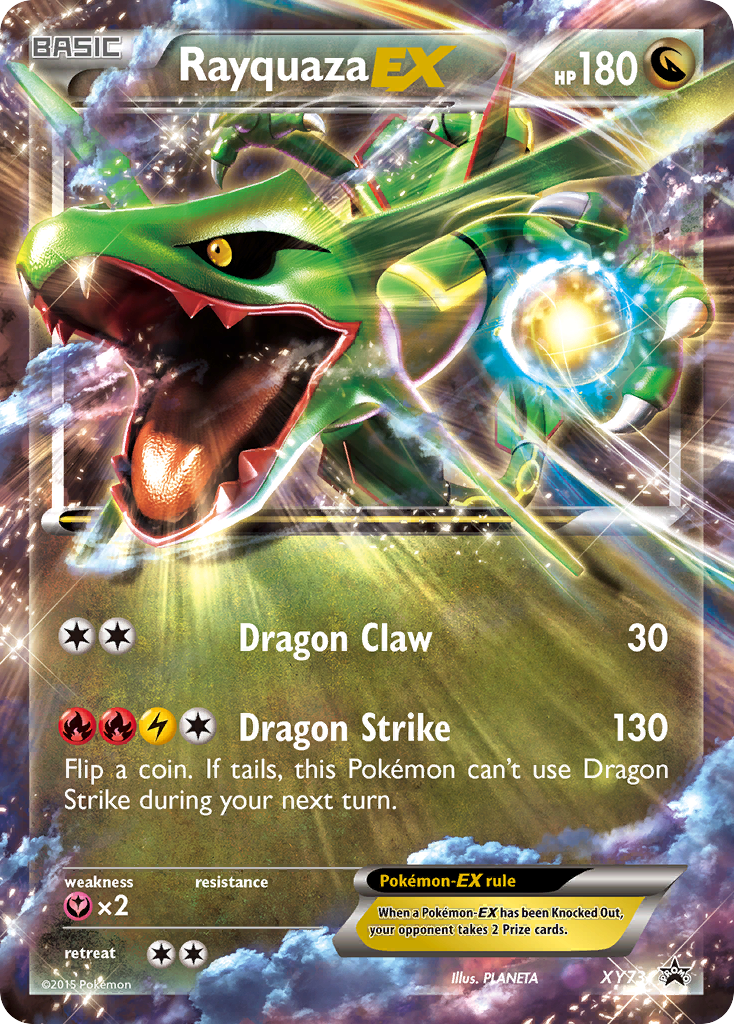 Rayquaza-EX — illustrated card
