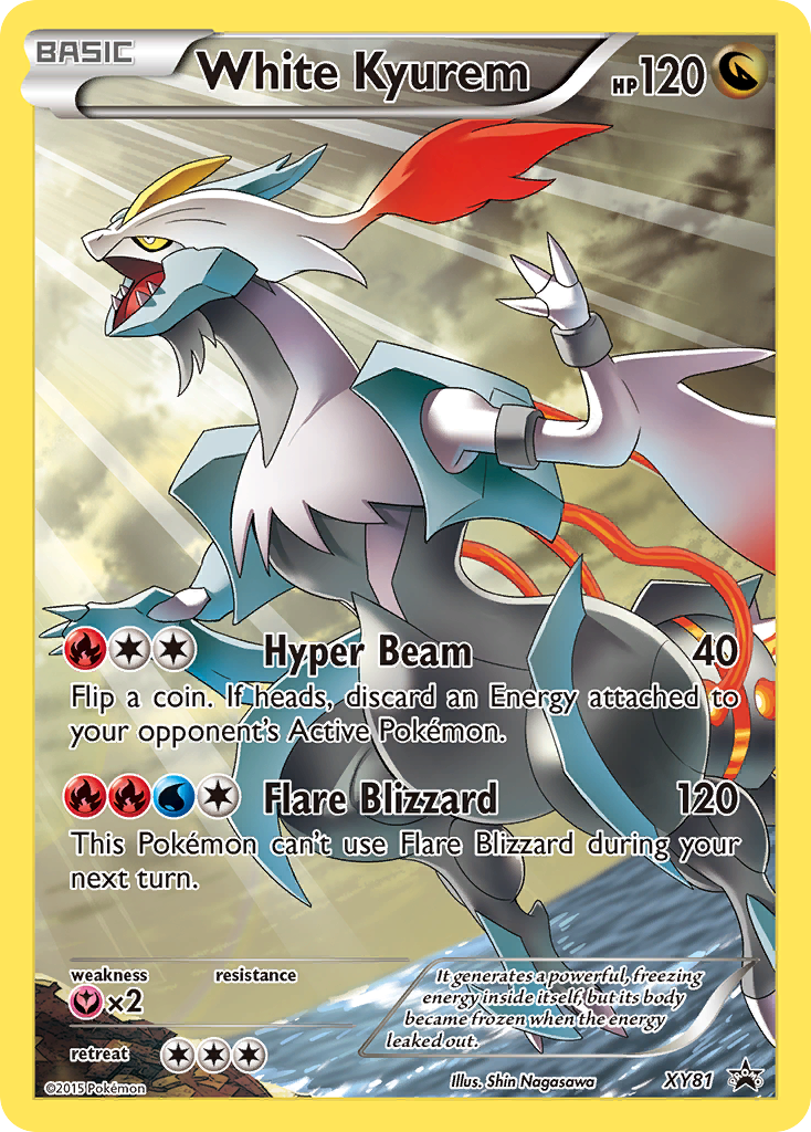 White Kyurem — illustrated card