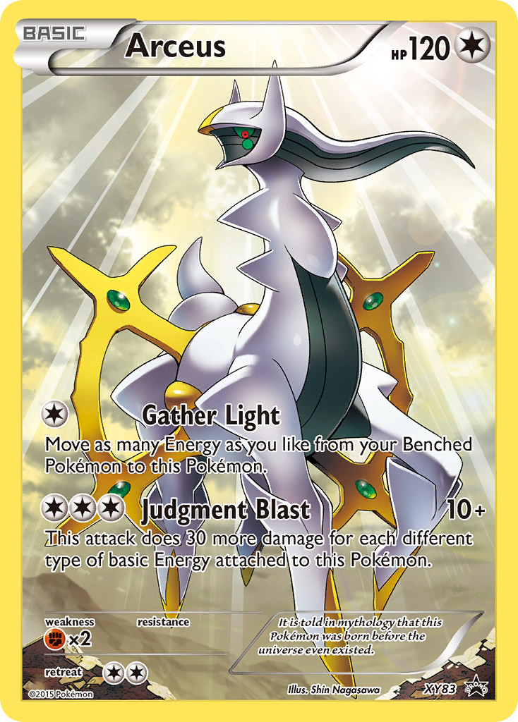 Arceus — illustrated card