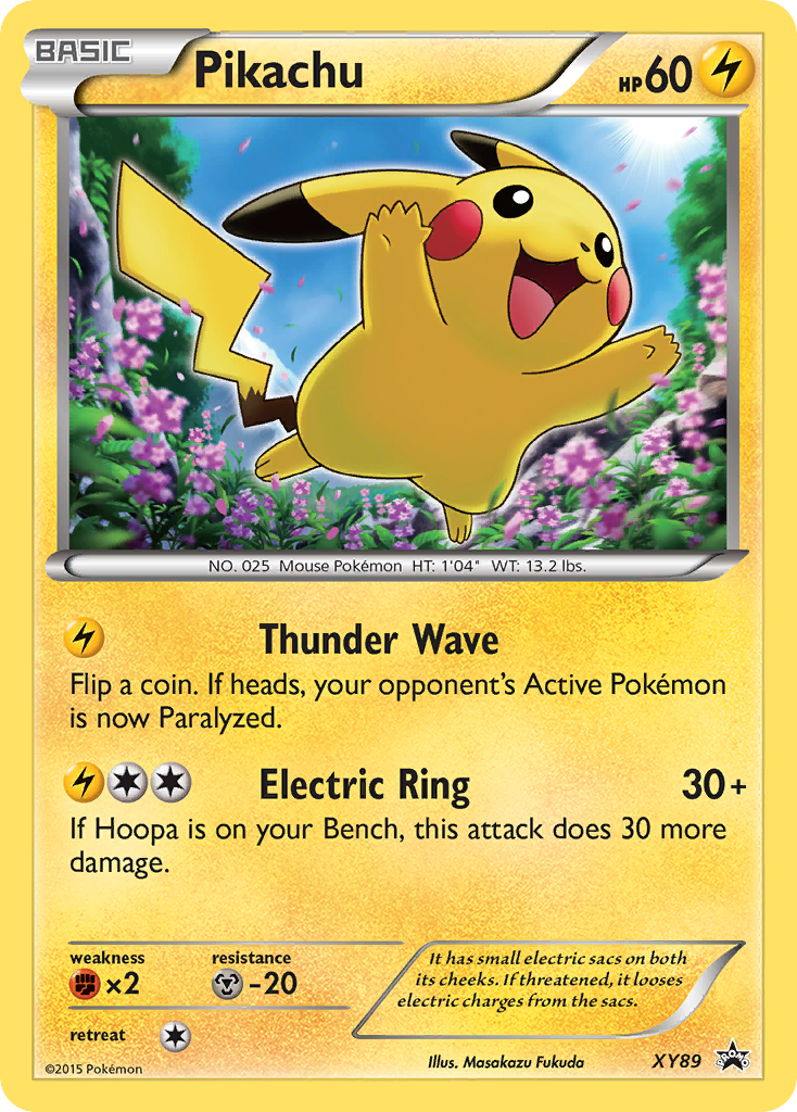 Pikachu — illustrated card