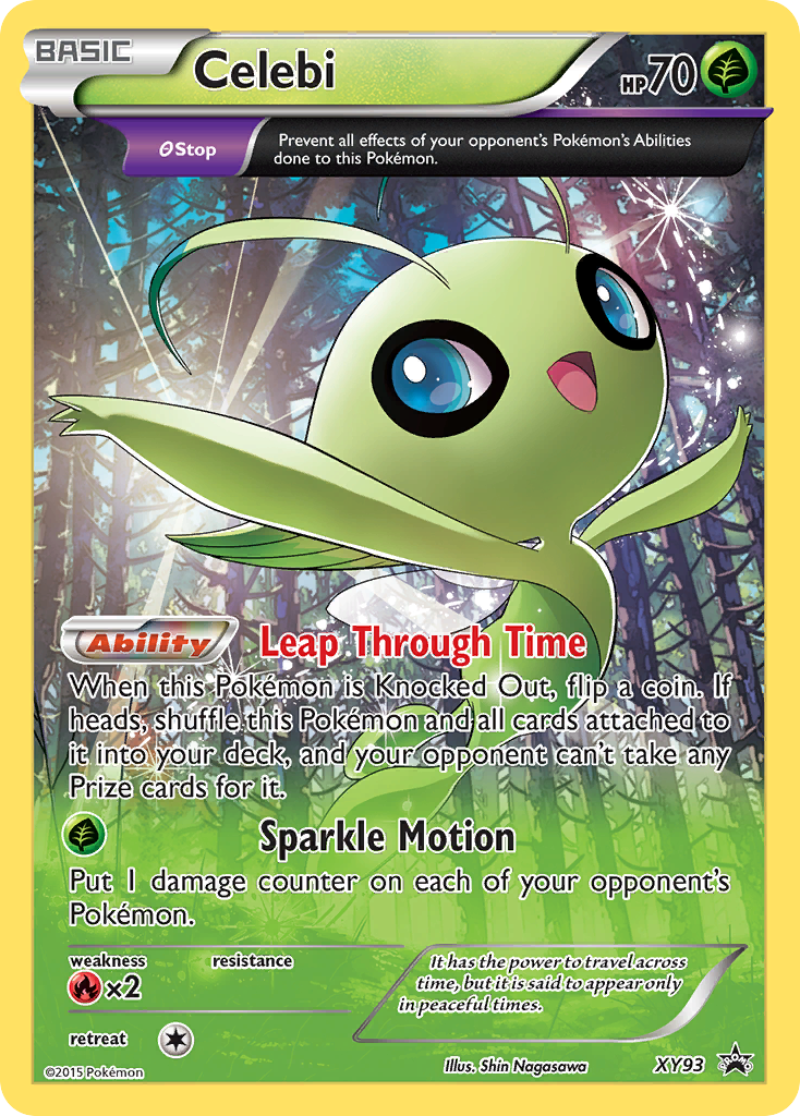 Celebi — illustrated card